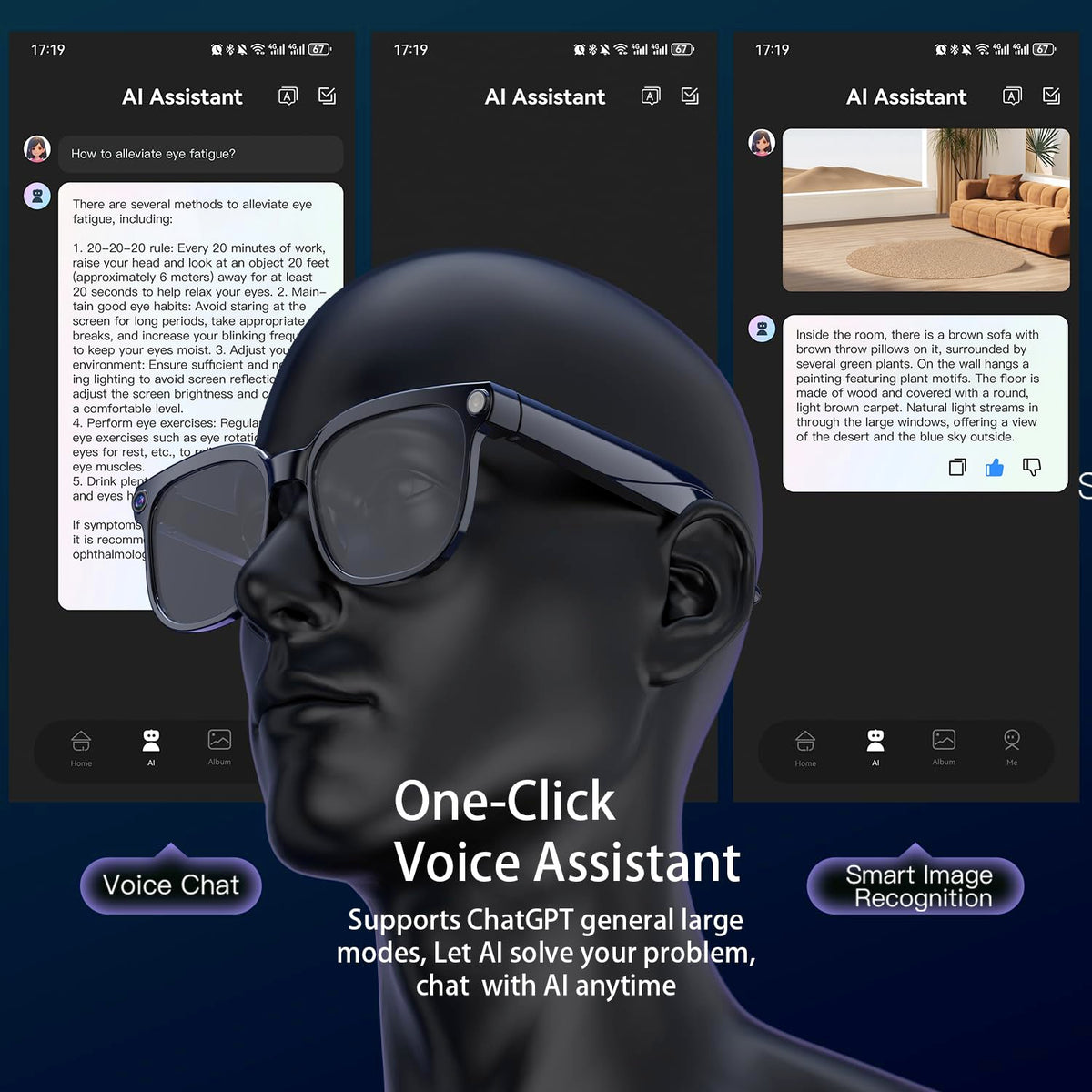 Bapick AI assistant activation for hands-free help on the go
