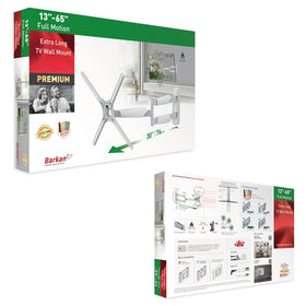 Barkan installation hardware and manual laid out showing included parts for fast assembly