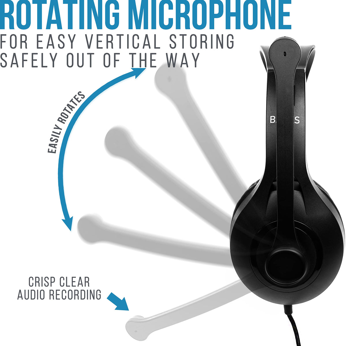 Barks durable braided cable resists tangling for daily classroom activity.