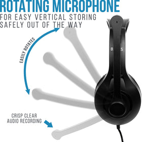 Barks durable braided cable resists tangling for daily classroom activity.