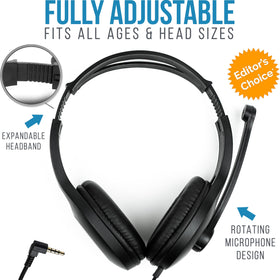 Barks classroom headphones using a universal 3.5mm plug for compatibility