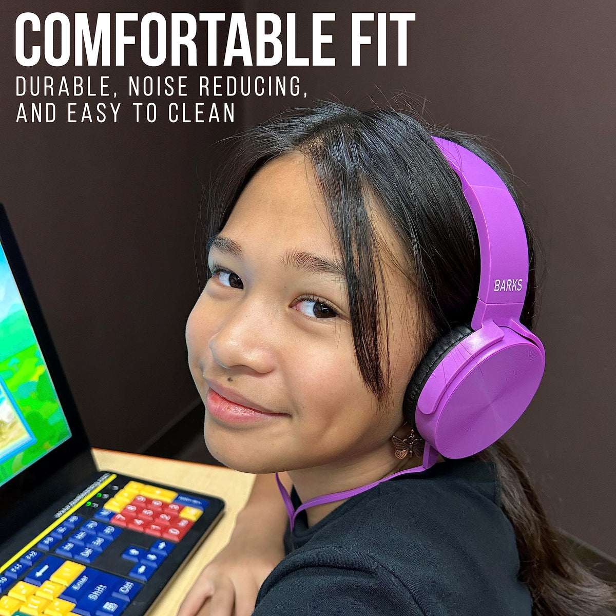 Barks headphones in classroom use helping students focus during lessons