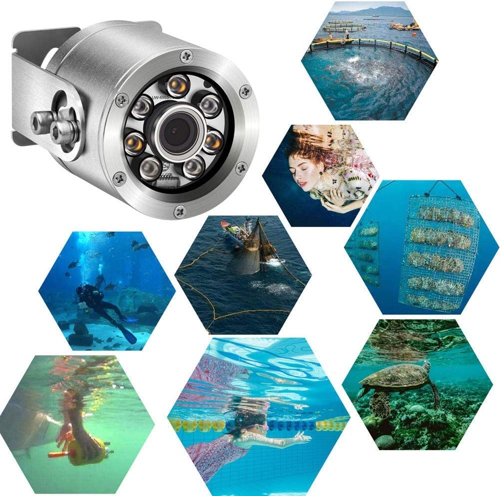 Barlus underwater camera POE 10m cable enables flexible placement