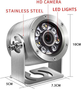 Barlus underwater camera POE stainless steel body withstands outdoor conditions
