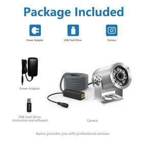 Barlus underwater camera POE warranty and responsive support