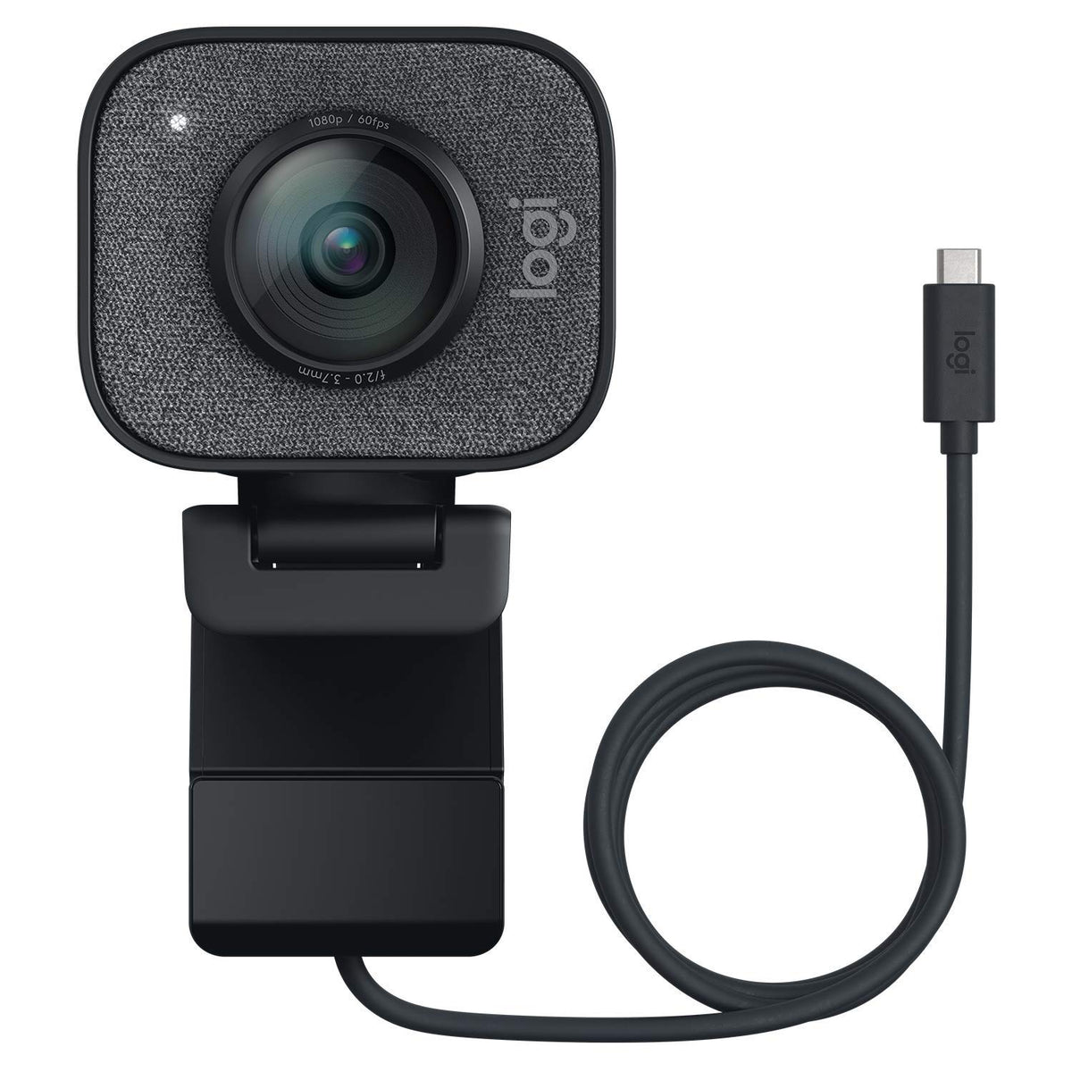Barobke Logitech StreamCam front view for clear, center-stage streaming.