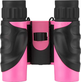 Barska AB12418 with neck strap and soft case demonstrating easy transport and storage