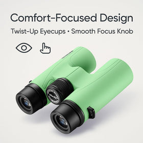 Wide field of view of Barska Crush binoculars for quick scanning