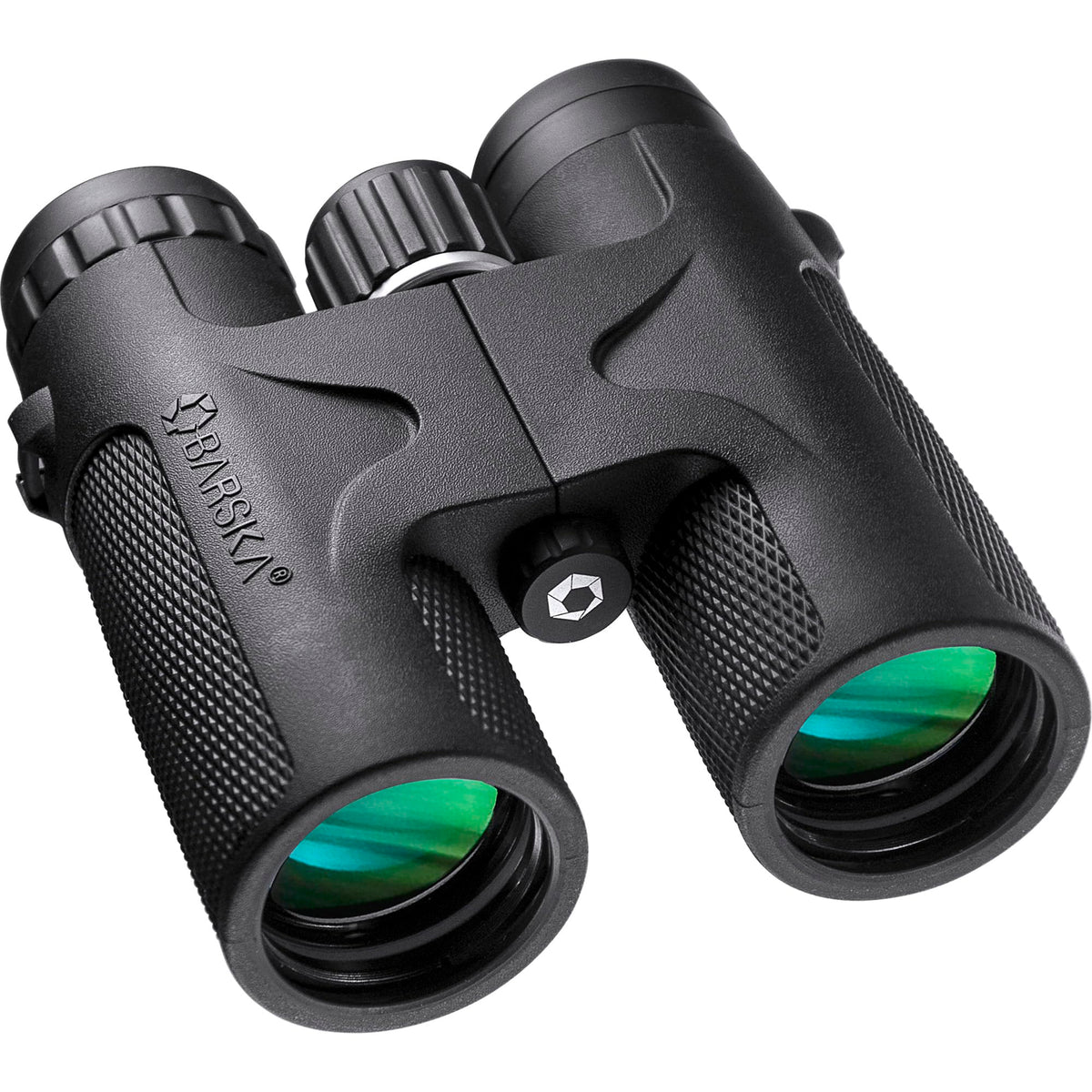 Barska Blackhawk binoculars body with rugged rubber armor for outdoor use