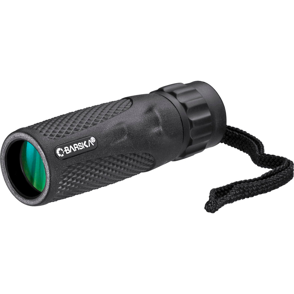Barska Blackhawk front view showing compact body and lens for portable viewing