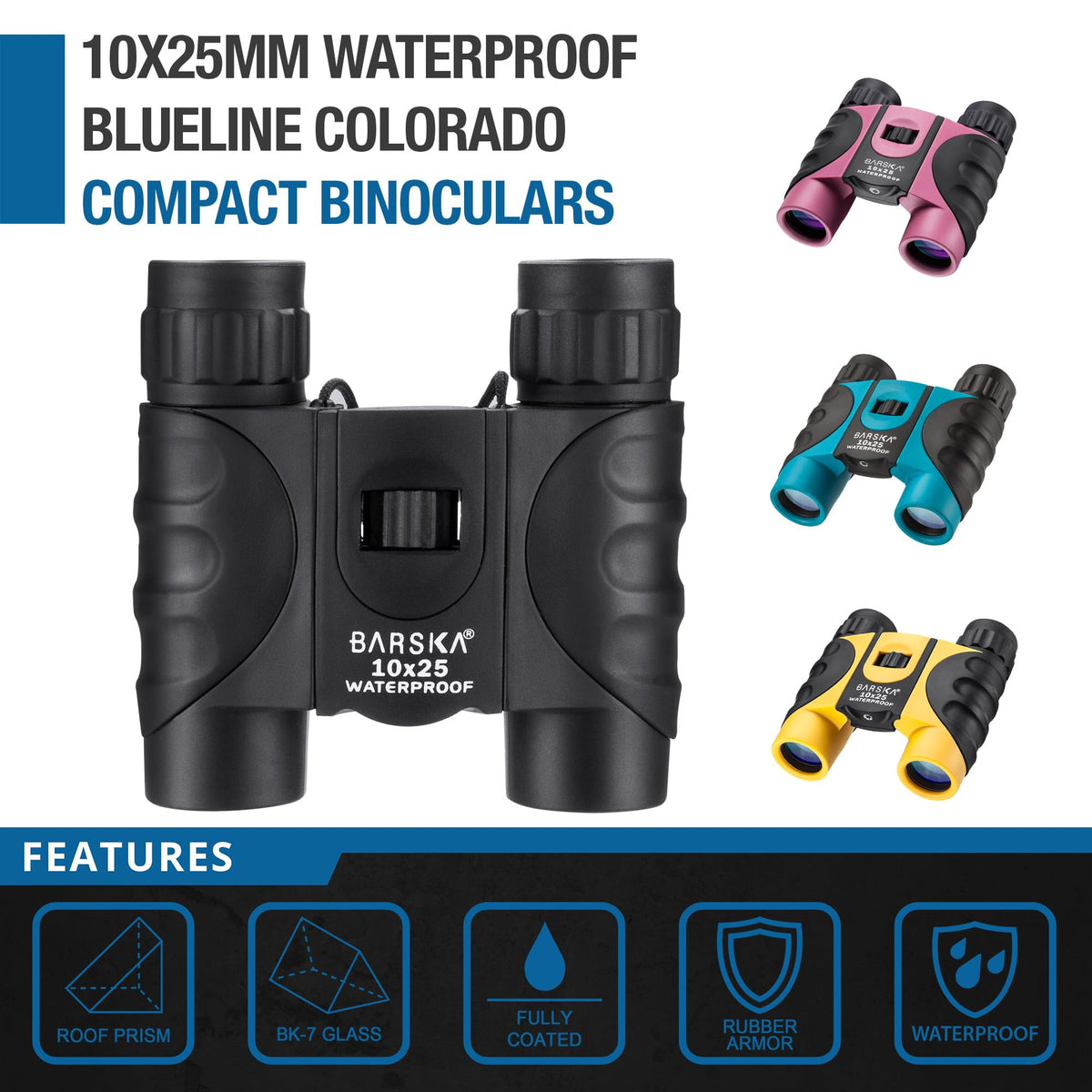 Barska close-up of fully coated lens glass highlighting improved light transmission