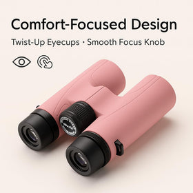 Barska Crush 10x42 binoculars feature 42 mm objective and BAK-4 prisms