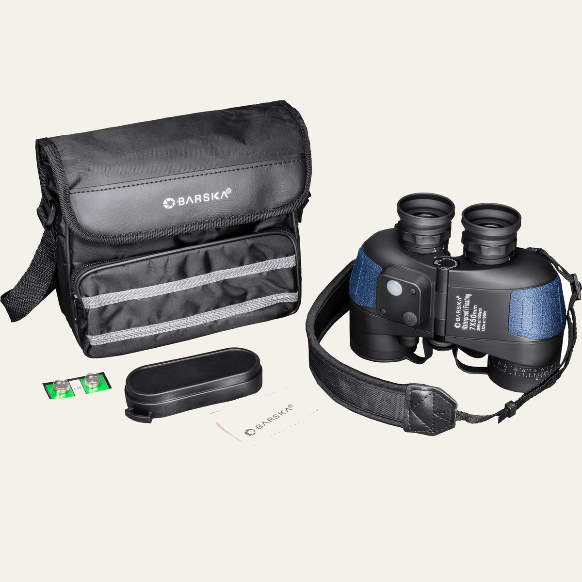 BARSKA Deep Sea binoculars with ergonomic armour for steady handling at sea.