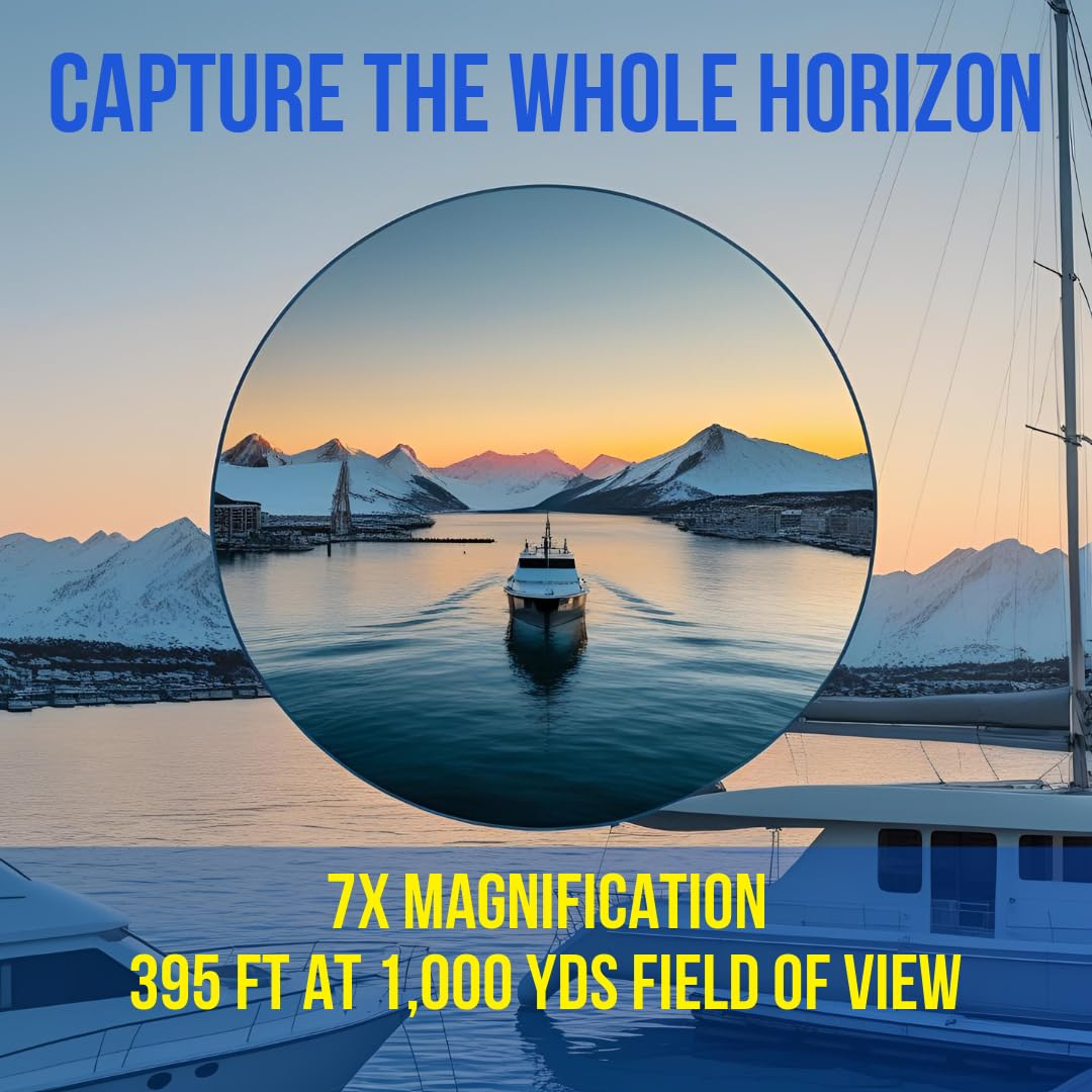 BARSKA Deep Sea binoculars float to prevent loss during sea observation.