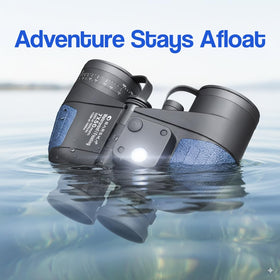 BARSKA Deep Sea binoculars provide bright images via multi-coated optics and BAK-4 prisms.