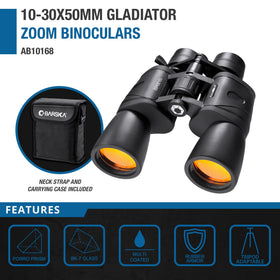 Barska Gladiator fold-down eyecups close-up providing comfortable viewing