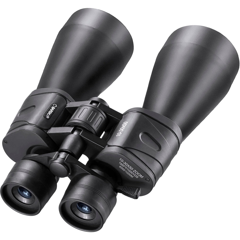 Barska Gladiator front view showing full binocular body and large objectives for bright images