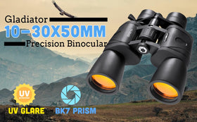Barska Gladiator held in hand showing size and portable convenience