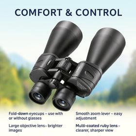 Barska Gladiator mounted on tripod for steady high-magnification observation outdoors