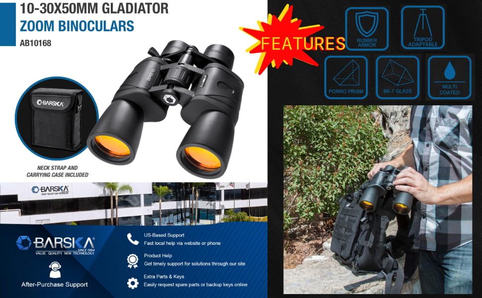 Barska Gladiator rubber armor grip resisting shocks and improving handling