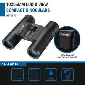 Barska Lucid View close-up of fully coated lenses providing brighter, clearer views