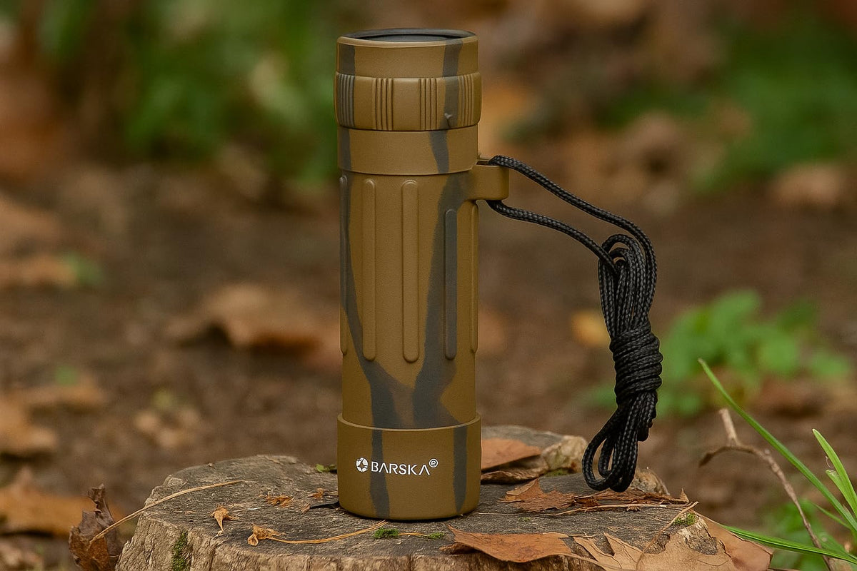 Barska Lucid View Monocular rubber-armored body offers secure grip