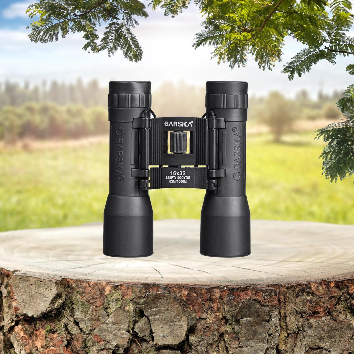 Barska Lucid View objective lens close-up highlighting fully coated optics benefit