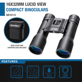 Barska Lucid View folded top profile demonstrating compact portability benefit
