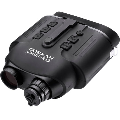 Barska NVX300 night vision binoculars front view showing compact design