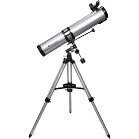BARSKA Starwatcher red-dot finder helps quickly aim at sky targets.