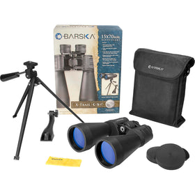 Barska X-Trail binoculars 70mm objective lenses for bright images.