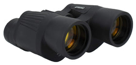 Barska X-Trail close-up of ruby-coated lens reducing glare outdoors