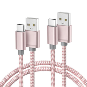  basesailor pink usb-c to usb-c charging cable 10ft for versatile charging