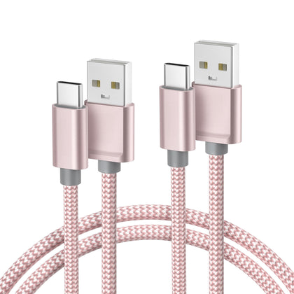  basesailor pink usb-c to usb-c charging cable 10ft for versatile charging