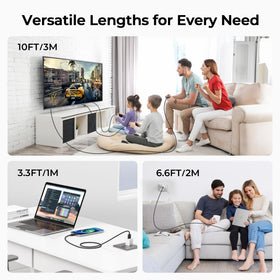 Basesailor fast charging USB-C cable powers devices quickly.