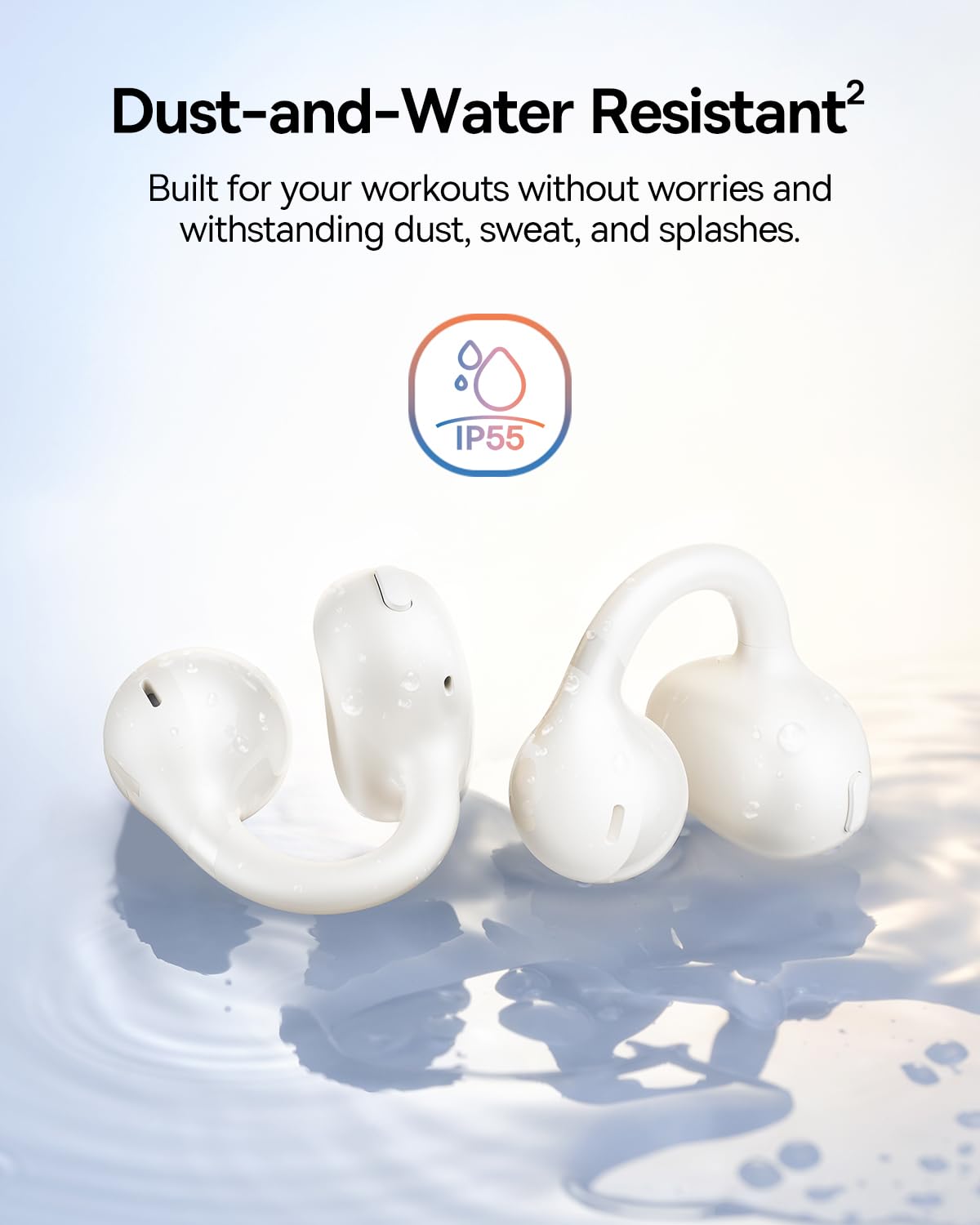 Baseus Bass BC1 IP55 rating protects against sweat and splashes.