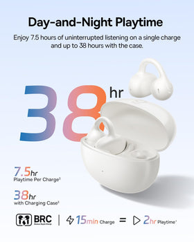 Baseus Bass BC1 open-ear use keeps you aware while cycling.