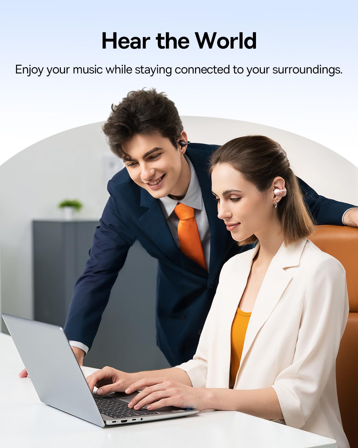 Baseus Bass BC1 open-ear fit suits glasses wearers well