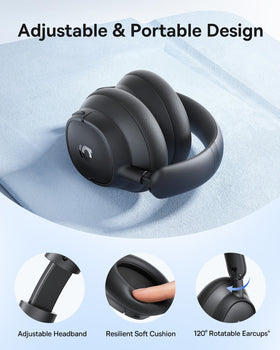 Baseus Bass BH1 NC Bluetooth 6.0 for seamless pairing.