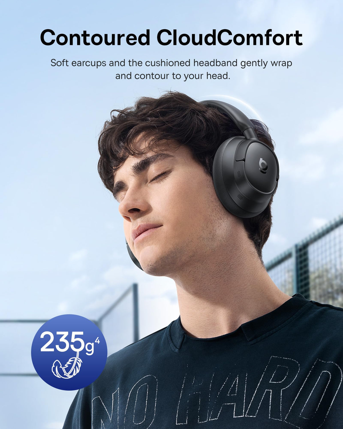Baseus Bass BH1 NC cloud-like comfort during long listening sessions.