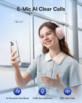 Baseus Bass BH1 NC five-mic AI ENC for clear calls.