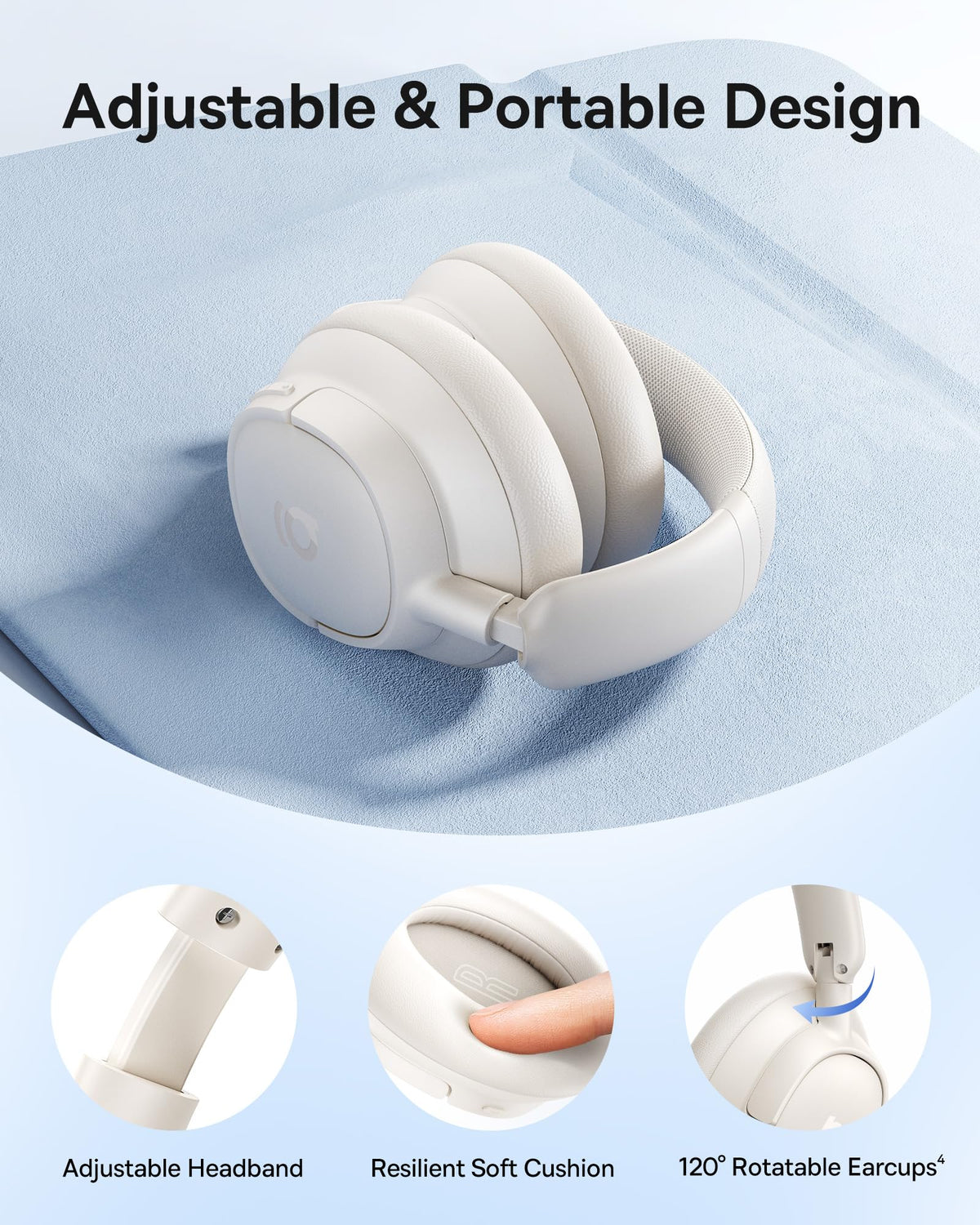 Baseus Bass BH1 NC headphones connect via Bluetooth 6.0 for reliable streaming.