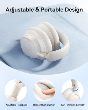 Baseus Bass BH1 NC headphones connect via Bluetooth 6.0 for reliable streaming.
