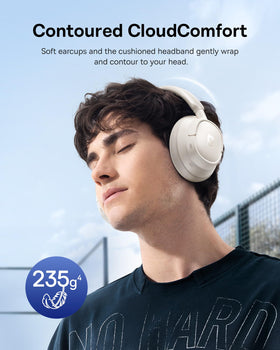 Baseus Bass BH1 NC headphones offer cloud like comfort for long listening.