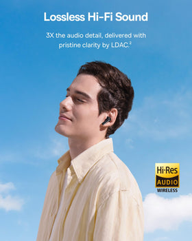 Baseus Bass BP1 Pro earbuds in hand showing compact size and portability