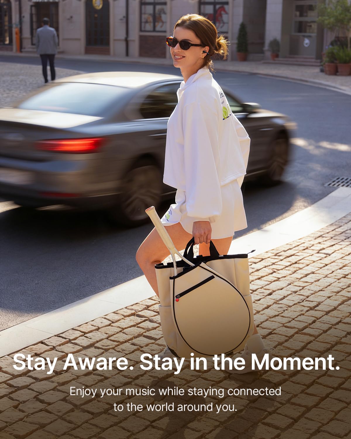 Baseus Bowie MC2 open-ear awareness lets you hear surroundings while listening