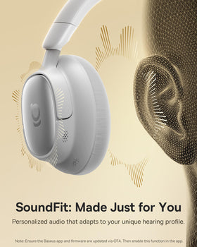 Baseus Bowie MH1 adaptive ANC blocks ambient noise for focused listening on the go.