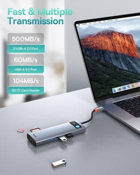 Baseus compact docking station offers portable multiport convenience