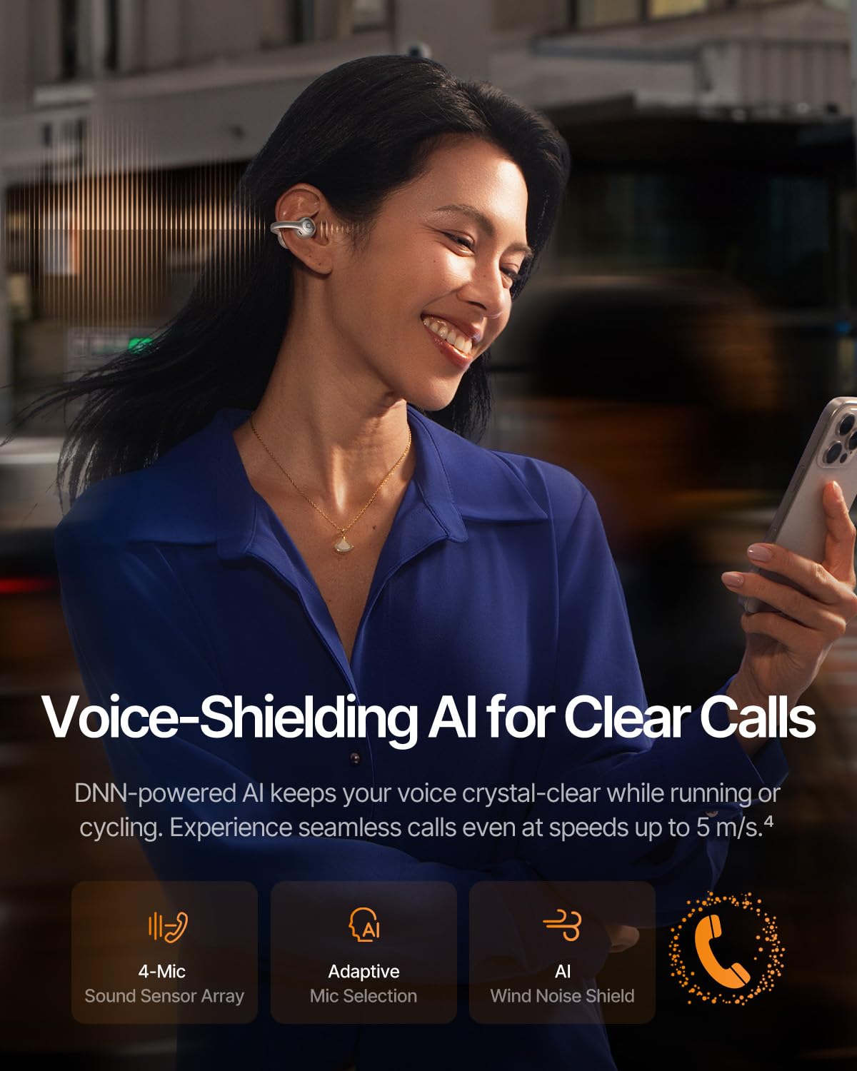 Baseus Inspire XC1 4-mic AI Clear Calls assembly for clear calls