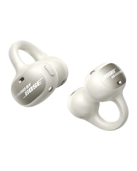 Baseus Inspire XC1 open-ear earbuds worn, delivering open-air comfort for daily commutes.
